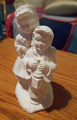 Ceramic Bisque Ready To Paint  Children Figurine