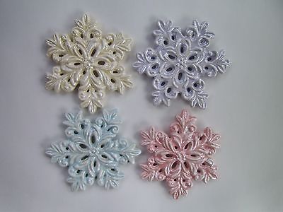 1 Snowflake Christmas Tree Ornaments Ceramic Bisque Ready for U  to paint