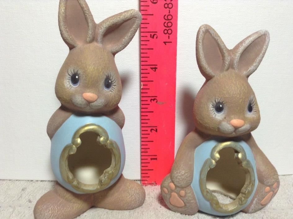 Hand Painted Ceramic Easter Bunnies