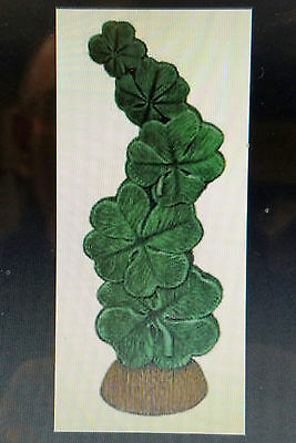 Ceramic Bisque Shamrock Stack of Luck Clover Nowell 1838 U-Paint Ready To Paint
