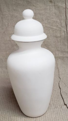 Ceramic Bisque Large 16 inch Ginger Jar Lone Star 807 U-Paint Ready To Paint