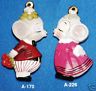 Ceramic Bisque Ornament Kissing Mice Alberta 170 U-Paint Ready To Paint