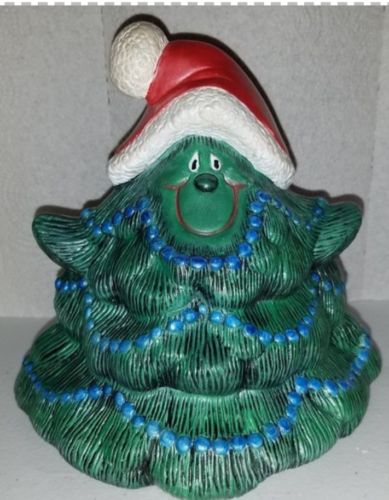 Smiling Christmas Tree Unpainted Ceramic Bisque Ready To Paint