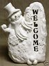 Ceramic Bisque Welcome Snowman Light CPI Mold 3912 U-Paint Ready To Paint