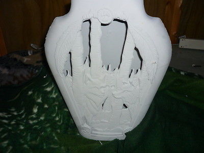 Ready to Paint Ceramic Wolf Vase