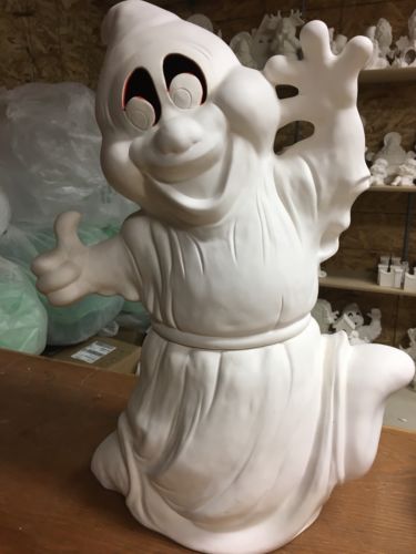 Large Halloween Ghost Ceramic Bisque Ready To U Paint 23” Tall Holland Mood