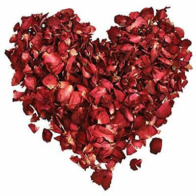 100 Floral Picks Grams Dried Rose Petals Red Real Flower For Bath Foot Wedding