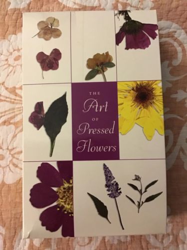 “The Art Of Pressed Flowers” Book & Flower Press Set