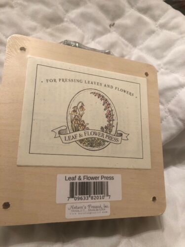 flower & Leaf press nature pressed l Heavy Duty Factory Sealed 7x7 Made In USA