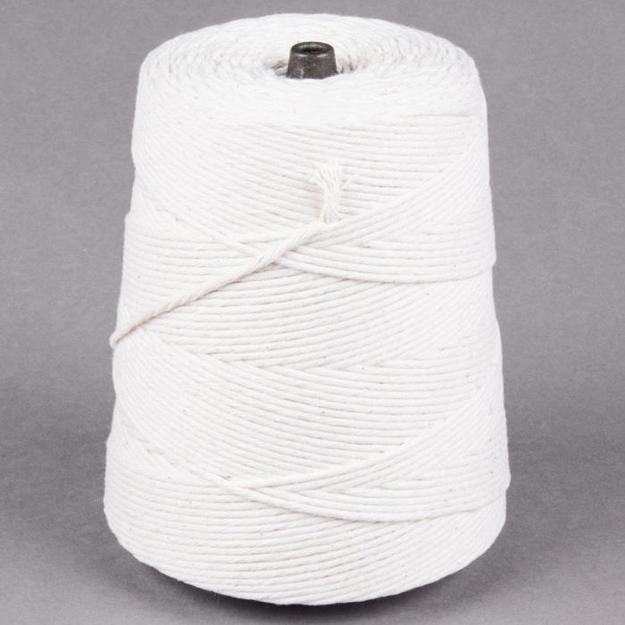 Cotton Butcher Twine 2 lb	White Cotton