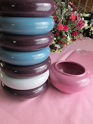 NEW CONTAINERS FOR SILK FLORAL ARRANGEMENTS, LOT OFEIGHT/PLASTIC /FRANKLIN/CHINA