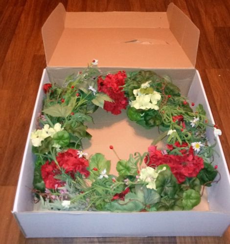 Belmont Silk Decorative Front Door Wreath 20 Inch - Year Round Outdoor Wreath