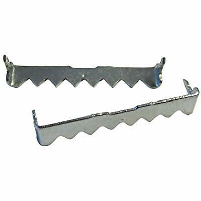 100 Sawtooth Picture Hangers No Nail - 3/4 Inch Silver- Zinc Home & Kitchen