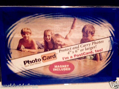 Photo Card U-Seal-it  Photo Postcard w/magnet cold laminate USA