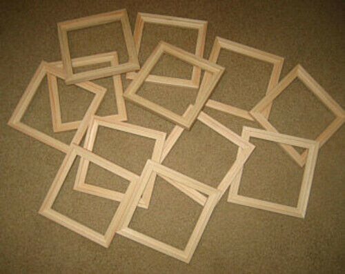 Tile float frames unfinished 12x12 for tiles or panels sets of twelve (12)