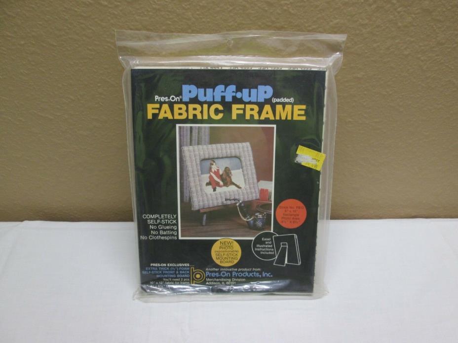 PRESS-ON PUFF.UP FABRIC FRAME/PADDED NEW/SEALED