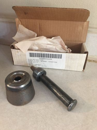 C.S. Osborne Spur Grommet Inserting Die #217-4 Size 4 USA