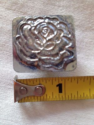 Vintage Craftool 3D Leather Carving Stamp Tool Rose No. 8493 ~ Made in USA