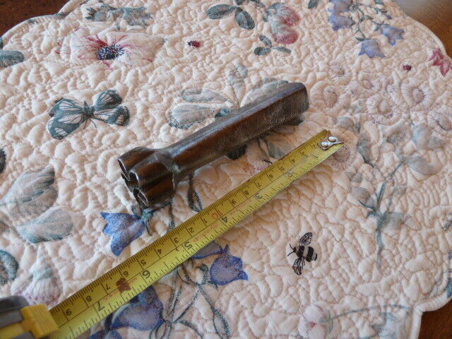 Vintage Leather or Cloth Floral Shaped Punch