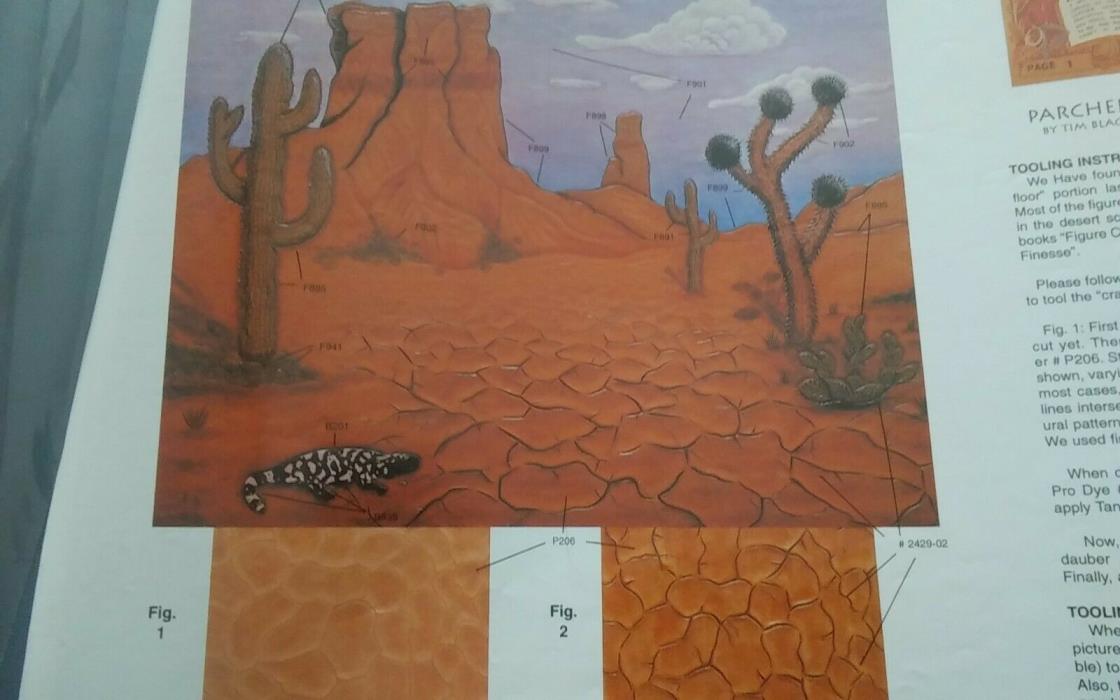 Parched Desert Floor, DOODLE PAGE OF THE MONTH, Series 5E, Page 1, by Nickerson