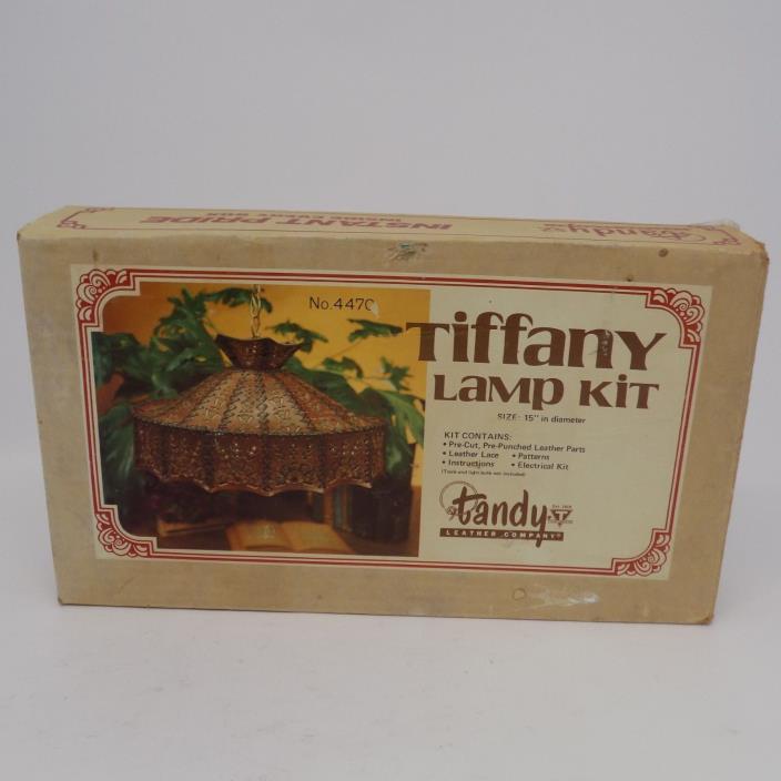 Vintage Tandy Leather Co Tiffany Lamp Kit  No. 4470 Rare Hard to Find