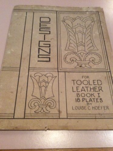 Designs For Told Leather Book 18 Plates By Louise C Hoefer 19388