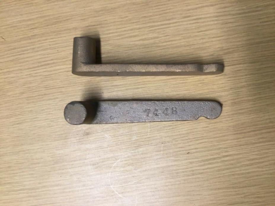 (2) Unmachined Bronze castings- Lever arms