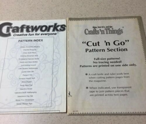 Craftworks Cut N Go Patterns And Cutouts Books