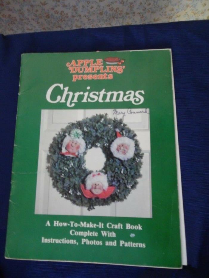 80's Apple Dumplins' Christmas crafts project booklet ornaments decor