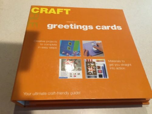 Craft Greeting Cards Kit Stamps Instruction Book With Supplies Book