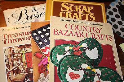 Presents, scrap and bazaar crafts, stitchery, Home school