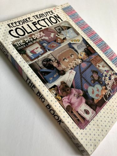 1984 THE BIG BOOK Collection of 1000 Fabric Transfer Painting Designs Craft
