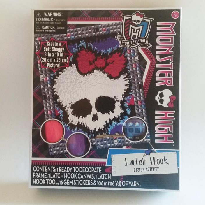 Monster High Latch Hook Set Soft Shaggy 8