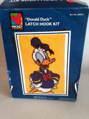 Vintage Disney Donald Duck Latch Hook Kit