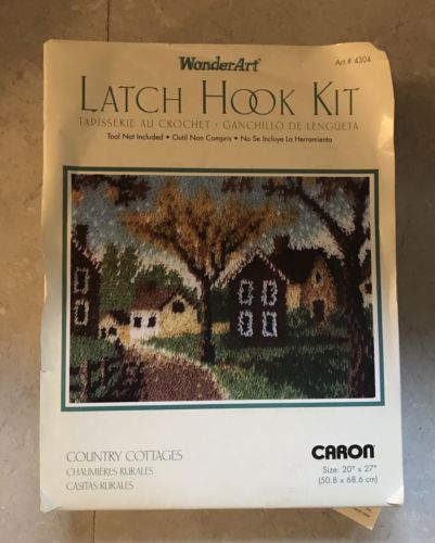 UNUSED Caron Latch Hook Rug Kit 20x27