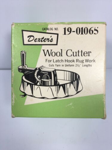 Dexter's Wool Cutter For Latch Hook Rug Work Cuts In 2 1/2