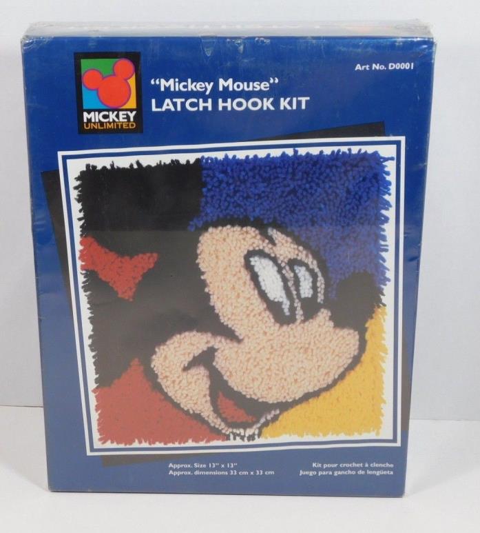 Mickey Unlimited - Latch Hook Kit - NEW - Mickey Mouse