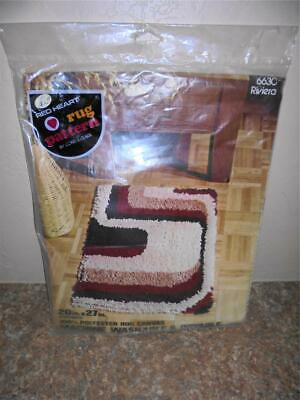 NIP Red Heart Latch Hook Rug Pattern RIVIERA  TWO COLOR CHOICES 20