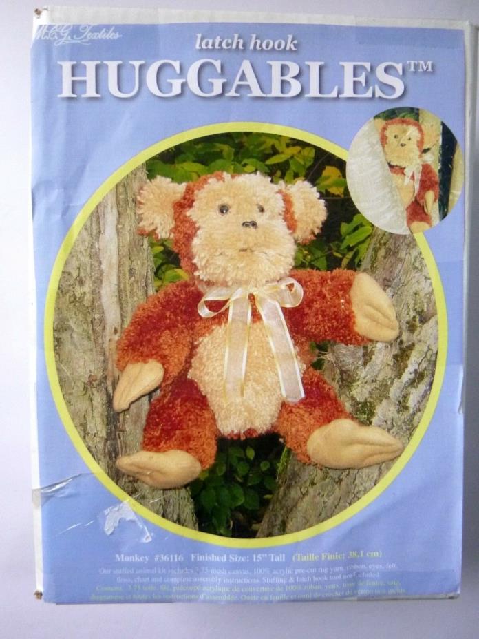 MCG Textiles Latch Hook Huggables Monkey #36116