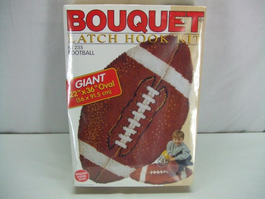 Bouquet Latch Hook Rug Kit KT 235 Football 22