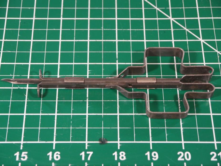 Metal Rug Shuttle Needle Vintage Hooking Weaving Punch Tool Sliding Rags Hook