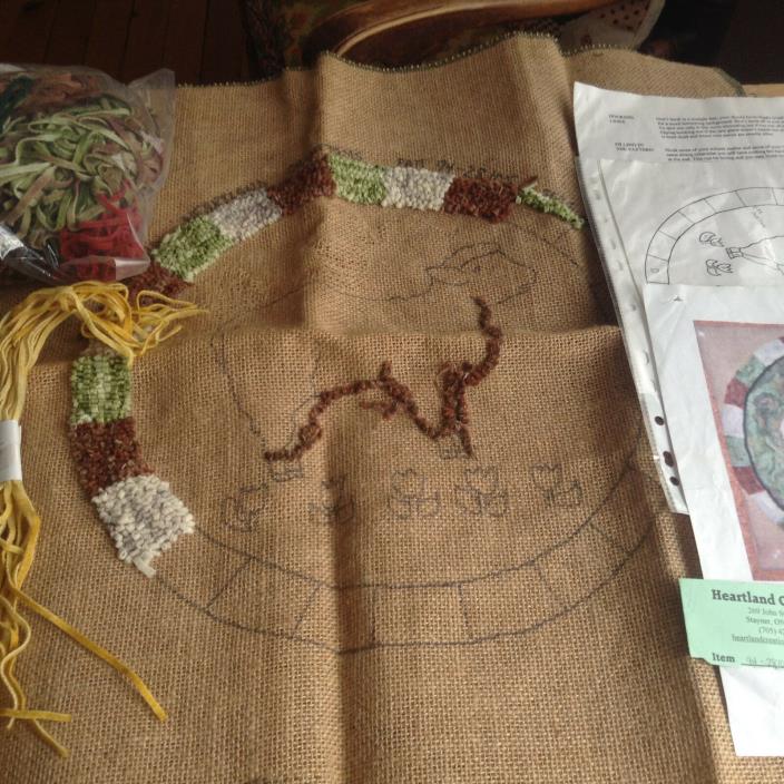Primitive Rug Hooking Kit Sheep 24 x 25
