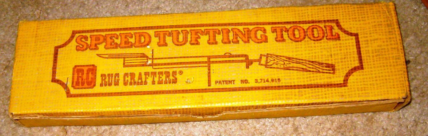 Vintage RC RUG CRAFTERS Speed Tufting Tool Kit