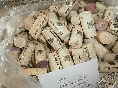 100 Used Charles Shaw (Trader Joe's) Wine Corks--All Natural