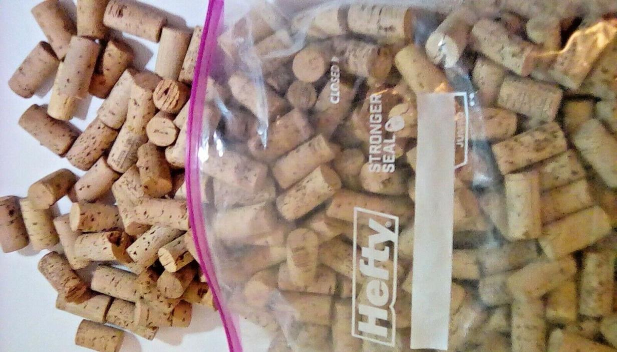 Over 250 used wine corks