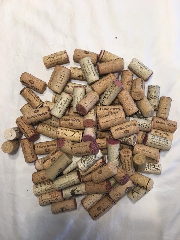 100 Wine Corks Various Brands Natural No Synthetics Grade A