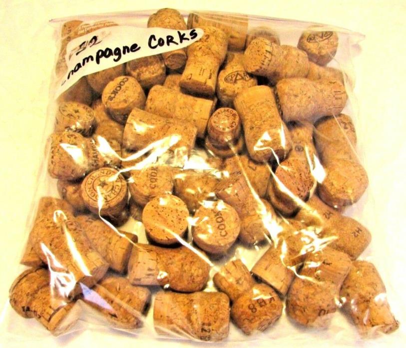 Lot Of 52 Used Champagne Corks - Arts & Crafts - FREE domestic shipping