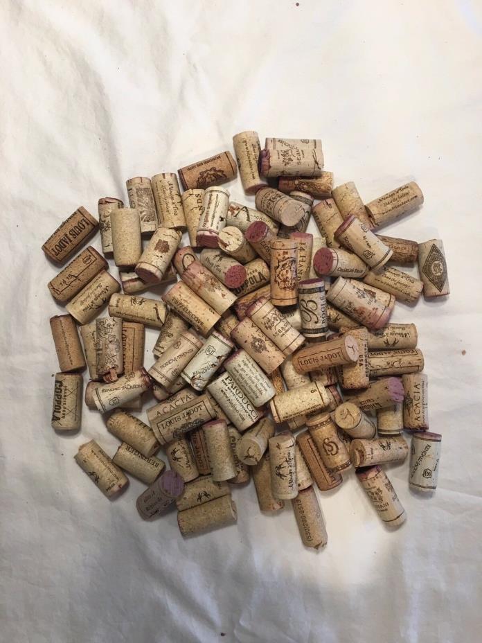 50 Wine Corks Various Brands Natural No Synthetics