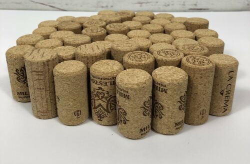 Assorted Printed Wine Corks 50 Corks Per Bag - For Crafts, Clean And New