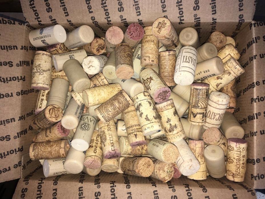 200+ WINE CORKS variety of brands - USED - FREE shipping via USPS Priority Mail